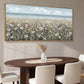 Framed Artwork Coastal Floral Wall Art 48x24Inches
