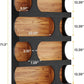 Blackened 71 Inch Tall Architectural Walnut Bookcase