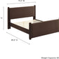 Queen Platform Bed Frame With Upholstered Headboard