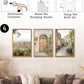 Framed Wall Art 16x24 Florence Tuscan Cityscape Set