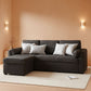 Gray Sectional Sleeper Sofa With Storage Chaise Bed