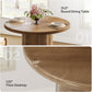 Circular Dining Table Thirty One Inch Sturdy Base Design