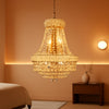 Empire Crystal Chandeliers K9 Crystals Gold Finish-0