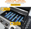 Stainless Steel Three Burner Propane Grill 25650BTU