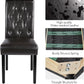 Faux Leather Dining Chairs Brown Set Of 2 For Dining Room
