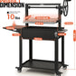 Argentine Parrilla Grill With Adjustable Height Storage
