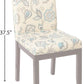 Dakota Upholstered Parsons Chair Avignon Sky Espresso Legs