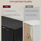 Ebony Black Freestanding Six Tier Bookcase Shelving