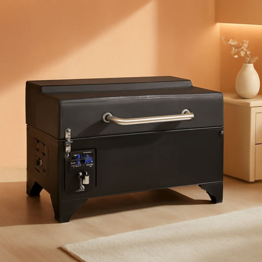 Portable Wood Pellet Grill And Smoker Outdoor Cooking