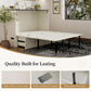Rustic White Queen Size Murphy CabinetBed USB Charging-4