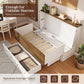 Queen Murphy Bed Space Saving Charging Cabinet Drawers