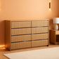 9 Drawer Dresser Chest With PolishedMarbleTabletop
