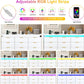 White Dresser With Integrated LED Lighting Charging-3