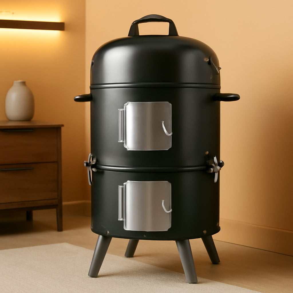 Gasone 16Inch Vertical Charcoal Smoker Grill Outdoor