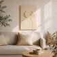 Moon Canvas Wall Art Neutral Palette Celestial Decor