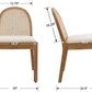 Mid Century Dining Chairs White Sherpa Upholstered