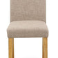 Abbott Parson Dining Chairs Light Tan Linen Set of 2
