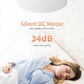 20Inch Boho Bladeless Flush Ceiling Fan Ambient Light