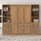 Queen Murphy Space Efficient Bed Storage Cabinets Shelves