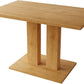 Contemporary Oak Rectangular Dining Table 46 Inches
