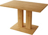 Contemporary Oak Rectangular Dining Table 46 Inches