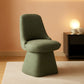 Swivel Dining Chairs Set 2 Upholstered Emerald Green