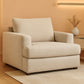 Soletren Contemporary Off White Chenille Upholstered Chair