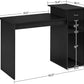 Modern Desk Drawer Shelves And Ergonomic Mesh Chair Set