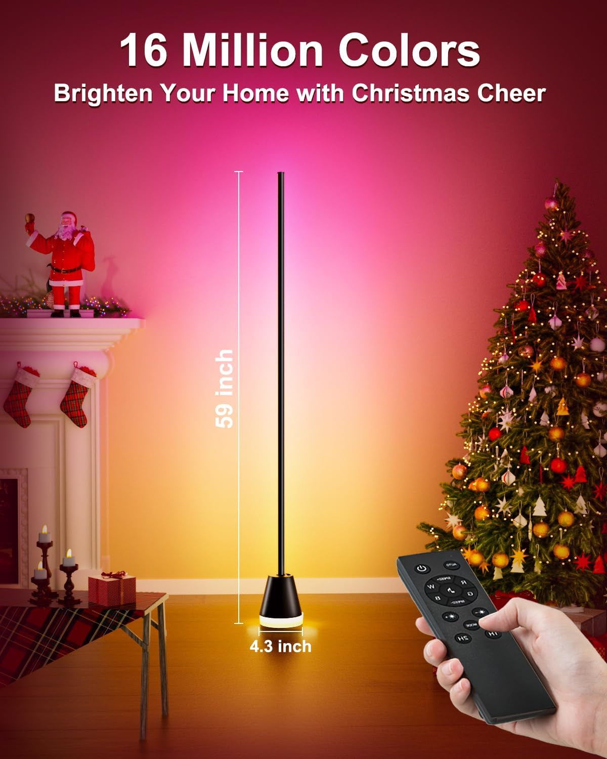 Programmable RGB Ambient Corner Floor Lamp Controller