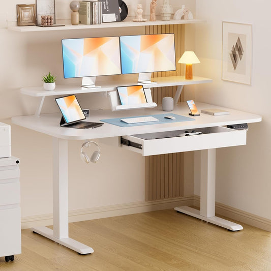 Electric Height Adjustable Standing Desk 48x24 Inches