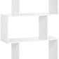 Tree Shaped Bookcase Freestanding White 13 Shelves Storage
