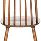 Walnut Brown Spindle Back Farmhouse Dining Chair Set