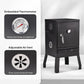 Black Portable Vertical Charcoal Smoker Grill Outdoor