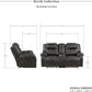 Recife 2-Piece Reclining Living Room Sofa Set Chocolate