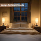 Luxurious Nightstand Lamps With Integrated AC Outlet