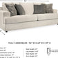 Soletren Premium Chenille Queen Sofa Sleeper White-2