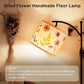 61Inch Premium Dried Flower Floor Lamp Illuminates