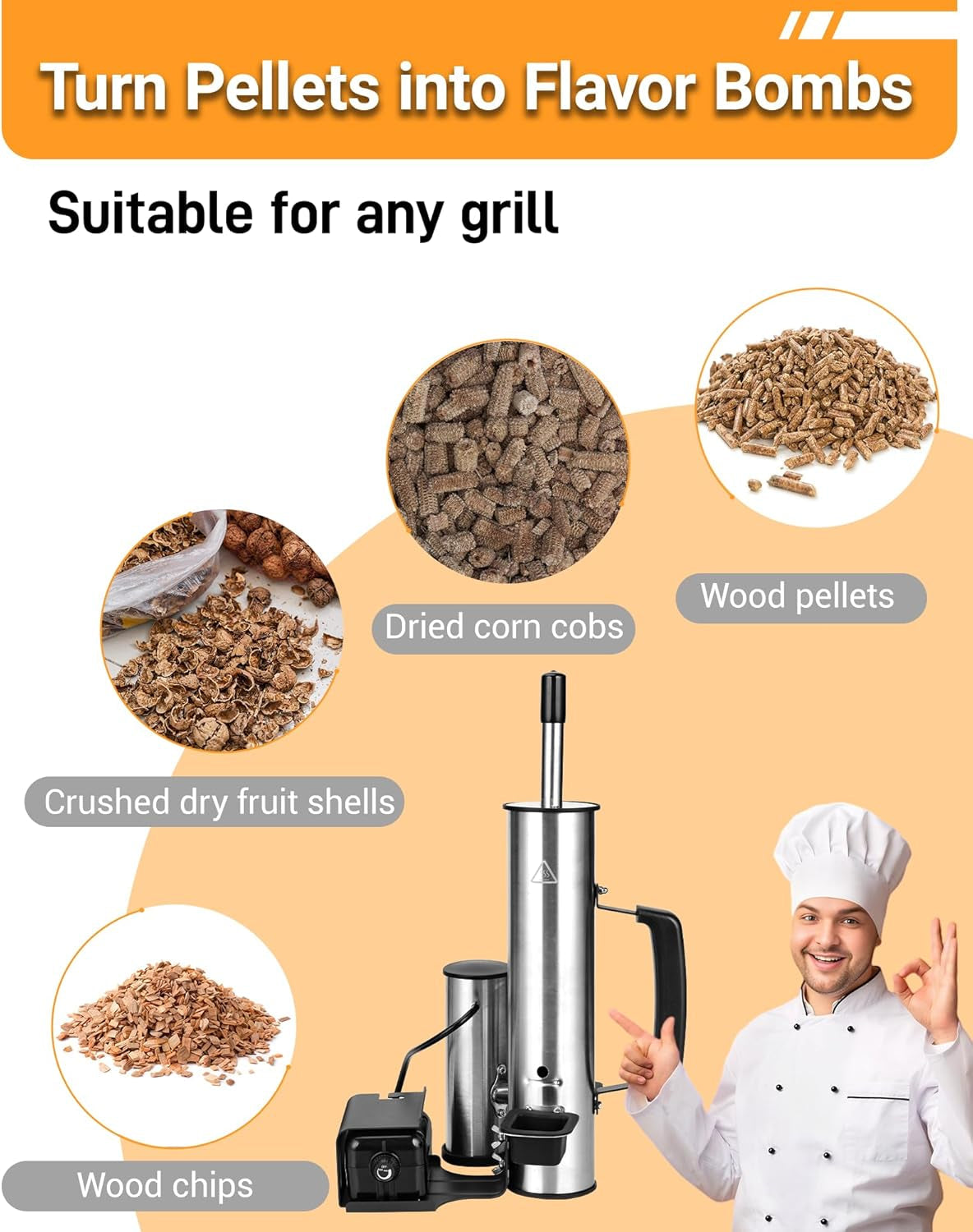 Cold Smoke Generator For Grills Industrial Grade Stainless Steel