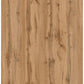 Oak Laminate Finish Extendable Dining Table With Two Leaves