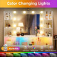 White Vanity Dressing Table With Illuminated Mirror
