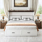 Queen Murphy Cabinet Bed Integrated Charging Station-1