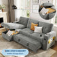 84Inch LShaped Sleeper Sofa Integrated Storage System