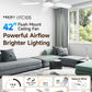 Compact 42-Inch Ceiling Fan With Remote