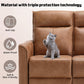 Brown Recliner Loveseat Set With Independent Recliners