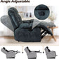 Grey Manual Reclining Living Room Set With One Seat Recliner And 3 Seat Sofa