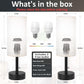 Bedside Table Lamps Set With ThreeColor Temperatures