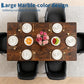 Brown 71 Inch Industrial Dining Table Solid Frame Construction