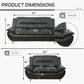 Black Faux Leather Sofa Loveseat 2 Piece Living Room Set