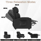 Soft Linen Recliner Chair With Adjustable Backrest