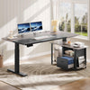 L Shaped Multifunctional Standing Desk 70Inch Adjustable